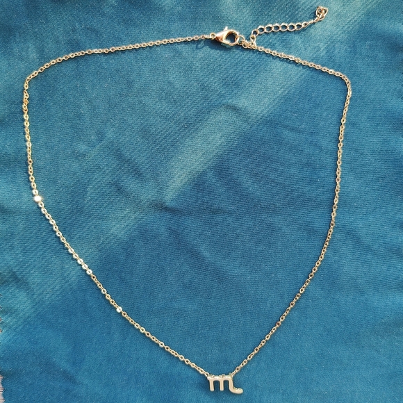 Zodiac Scorpio Charm Chain Necklace - Picture 2 of 5